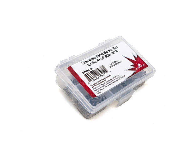 DYNH2026 Dynamite Stainless Steel Screw Set, SCX 10 II DYNAMITE