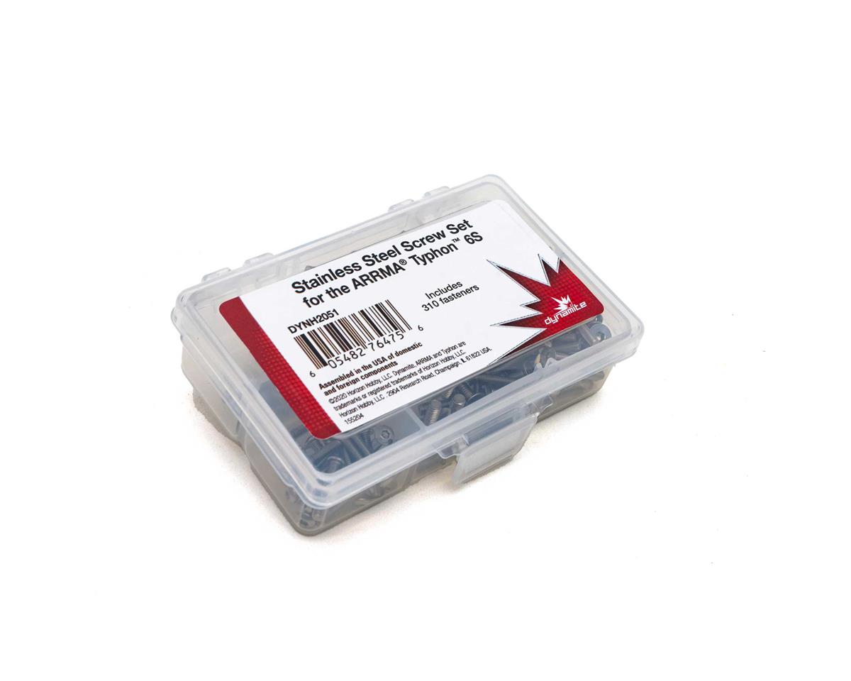 DYNH2051 Dynamite Stainless Steel Screw Set, Typhon 6S DYNAMITE
