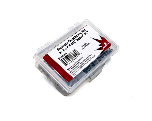 DYNH2055 Dynamite Stainless Steel Screw Set, Typhoon 3S DYNAMITE