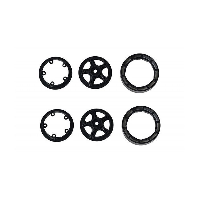 E1012 1:18  STAR STYLE WHEELS PLASTIC PARTS