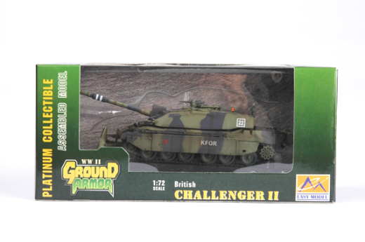 Easy Model 1/72 British Challenger II- In Action Kosovo 1999 Assembled Model [35011]