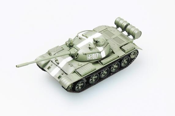 Easy Model 1/72 T-55 USSR 1968 In Prague Assembled Model [35024]