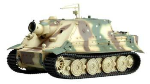 Easy Model 1/72 Sturmtiger Pzstumrkp 1001(In Sand/Green/Brown Camouflage) Assembled Model [36101]