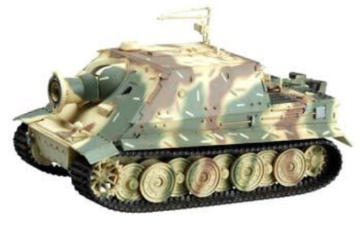 Easy Model 1/72 Sturmtiger Pzstumrkp 1002 (In Sand/Green/Brown Camouflage) Assembled Model [36102]