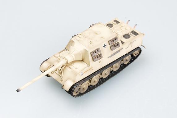 Easy Model 1/72 Jagd Tiger (Henschel) S.Pz.Jag.Abt.512 Mono Color Camouflage Assembled Model [36105]