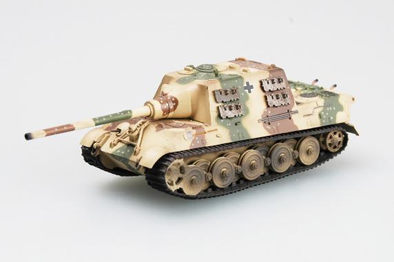 Easy Model 1/72 Jagd Tiger (Henschel) S.Pz.Jag.Abt.653 Three-Color Camouflage Model [36106]