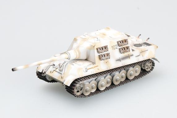 Easy Model 1/72 Jagd Tiger (Porsche) S.Pz.Jag.Abt.653,Tank 102 Assembled Model [36115]