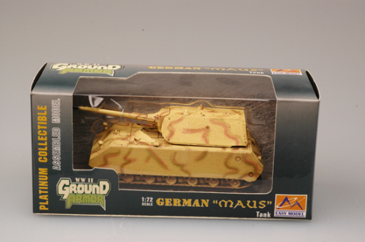 Easy Model 1/72 Maus€ Tank - German Army Factory Designed Assembled Model [36205]