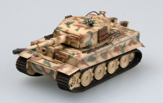 Easy Model 1/72 Tiger 1 (Late prod) "Totenkopf" Panzer Div 1944 Tiger 912 Assembled Model [36217]