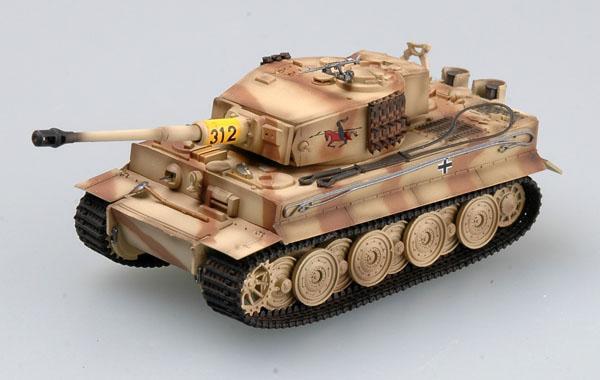 Easy Model 1/72 Tiger 1 (Late prod) Schwere Pz.Abt.505 1944 Russia Tiger 312 Assembled Model [36220]