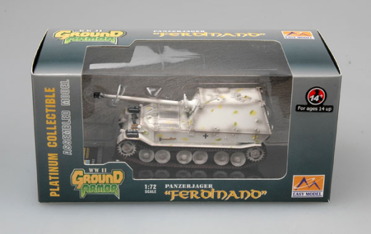 Easy Model 1/72 Panzerjager Ferdinand€ 653rd Abt 'Eastern Front' 1943 Assembled Model [36224]