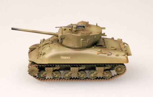 Easy Model 1/72 M4A1 Sherman (76)W Middle Tank - 7th Armored Brigade Assembled Model [36249]
