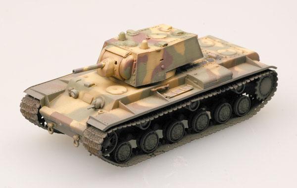 Easy Model 1/72 KV-1 - Russian Army 1941 "3 colors" Assembled Model [36275]