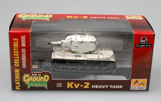 Easy Model 1/72 KV-2 - Russian Army (White) Assembled Model [36283]