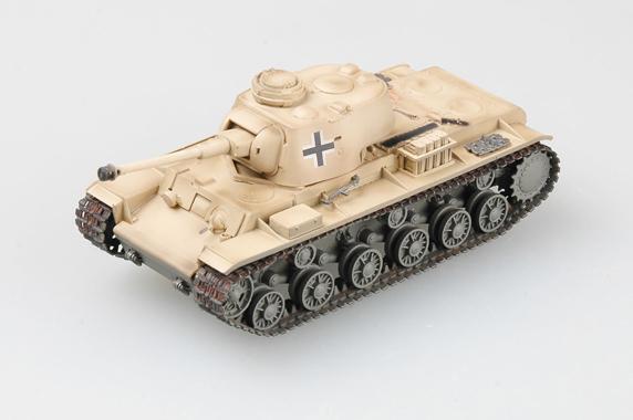 Easy Model 1/72 KV-1 Pz.Kpfw.756(r) 22nd Armored Div. Assembled Model [36285]