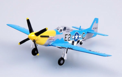 Easy Model 1/72 P-51D Mustang Louiv, E2*C 375th Fs, 361th Fg Assembled Model [36301]