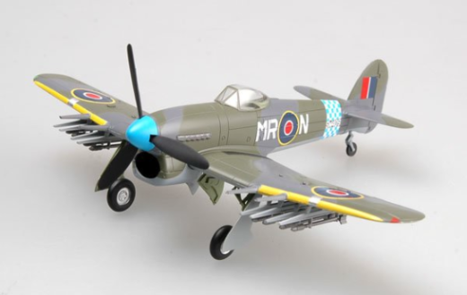 Easy Model 1/72 Typhoon Mk.IB - SW409,Squadron245,Schieswing,1945 Assembled Model [36311]