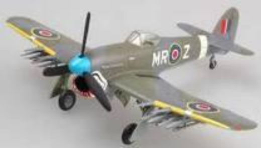 Easy Model 1/72 Typhoon Mk.IB CO of 245th Squadron S/La.Zweihbergh April 1945 Model [36314]