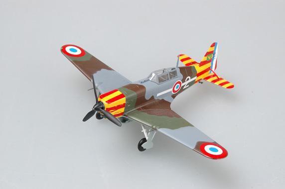 Easy Model 1/72 MS.406 - Vichy Air Force 2 Escadrille Assembled Model [36329]