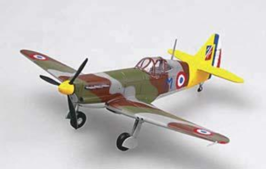 Easy Model 1/72 D.520, No.343 Captain of GC II/3.June 1941  Assembled Model [36335]