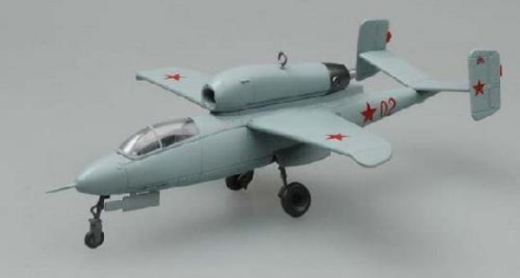 Easy Model 1/72 Experimental Soviet He162 A-2,USSR 1946 Assembled Model [36346]