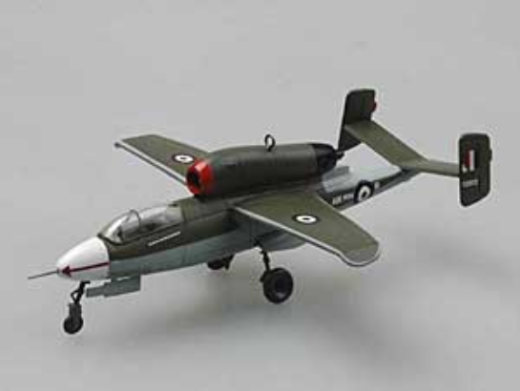 Easy Model 1/72 He.162A-2 Heinkel (W.Nr.120072) Crashed at Aldershot 1945 Assembled Model [36349]