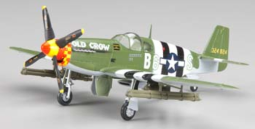 Easy Model 1/72 P-51B Mustang Captain Clarence "Bud"Anderson 362nd FS 357FG Assembled Model [36358]