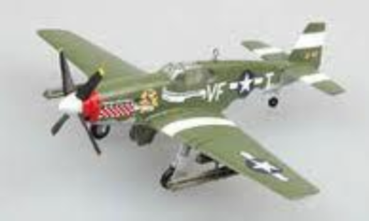 Easy Model 1/72 P-51B Mustang Capt. D. Gentile, 336th FS, 4THFG Assembled Model [36359]