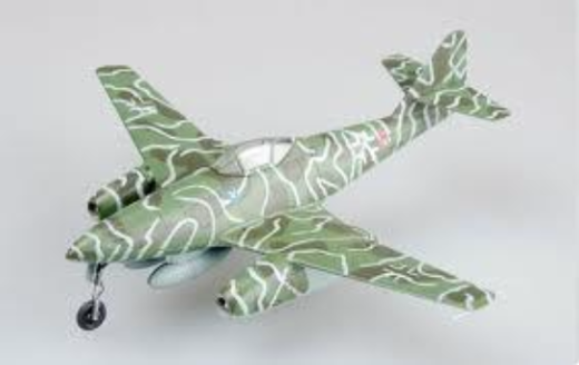 Easy Model 1/72 Me262 Messerschmitt A-1a, 9K+HN of 5.KG(J), Flown by Witzmann Model [36365]