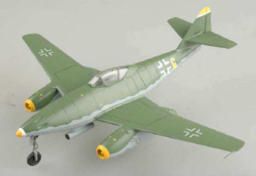 Easy Model 1/72 Me262 Messerschmitt A-2a, B3+GL 1./KG(J)54 Assembled Model [36409]