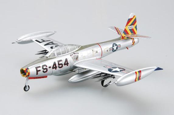 Easy Model 1/72 F-84G Thunderjet "Four Queens/OLIE" Joe Davis 58 FBG 1953 Assembled Model [36800]