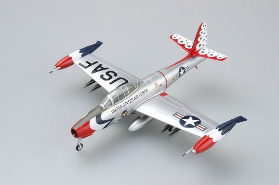 Easy Model 1/72 F-84G Thunderjet USAF "Thunderbirds" 1955 Assembled Model [36801]