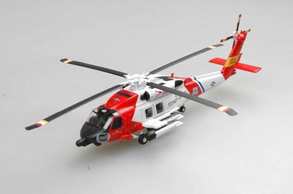 Easy Model 1/72 Helicopter - HH-60J, Jayhawk of USA, Coast guard Assembled Model [36925]