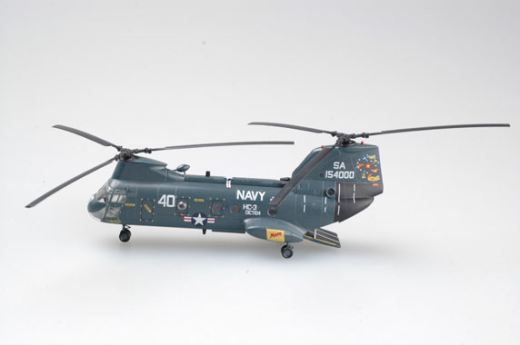 Easy Model 1/72 Helicopter - Navy CH-46D HC-3 DET-104 154000 Assembled Model [37001]