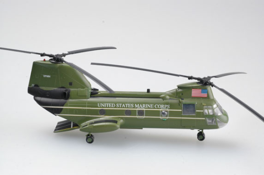 Easy Model 1/72 Helicopter - CH-46F Sea Knight 157684 HMX-1 Assembled Model [37004]
