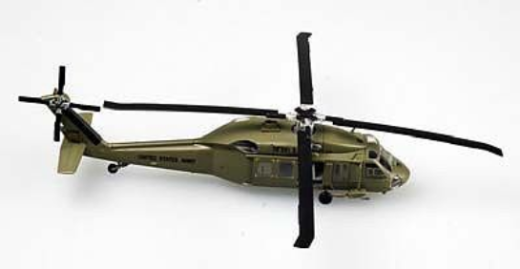 Easy Model 1/72 Helicopter - UH-60A Blackhawk 101st airborne-The Infidel II Assembled Model [37017]