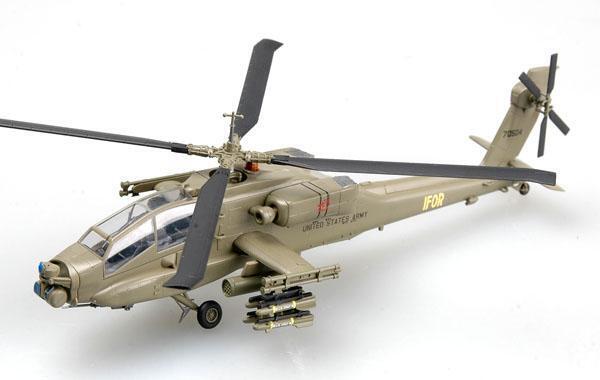 Easy Model 1/72 Helicopter - AH-64A Apache 2-227 Head Hunters IFOR Bosnia 1996 Model [37025]