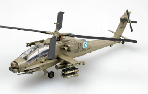 Easy Model 1/72 Helicopter - AH-64A Apache DEVIL'S DANCE Assembled Model [37029]
