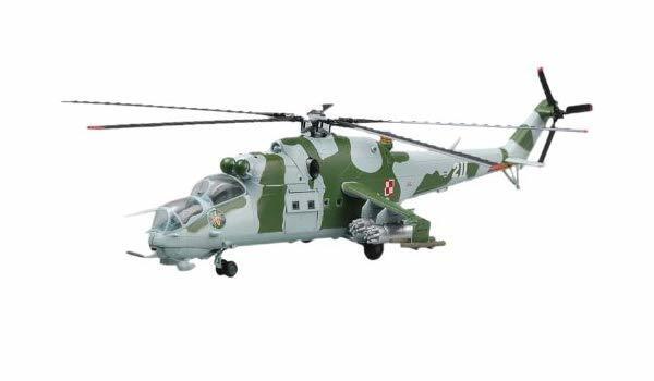 Easy Model 1/72 Helicopter - Mi-24 Polish Air Force No. 741 Assembled Model [37038]