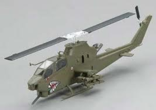 Easy Model 1/72 Helicopter - AH-1F Cobra based on German in capital letter Assembled Model [37098]