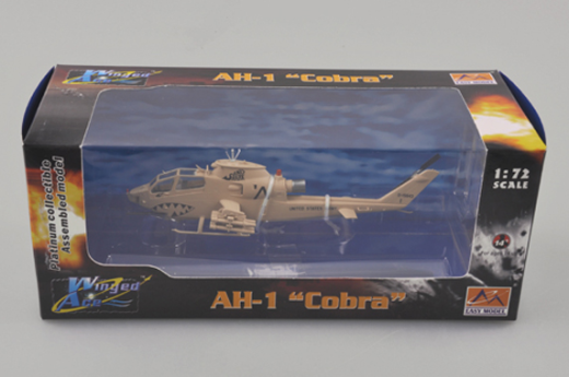 Easy Model 1/72 Helicopter - AH-1F Cobra Sand Shark" Assembled Model [37099]