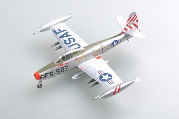 Easy Model 1/72 F-84E "SANDY" 9th FBS, 49th FBW, Base at Taegu during 1951 Assembled Model [37108]