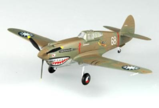 Easy Model 1/72 Tomahawk 3rd Squadron in China Assembled Model [37209]