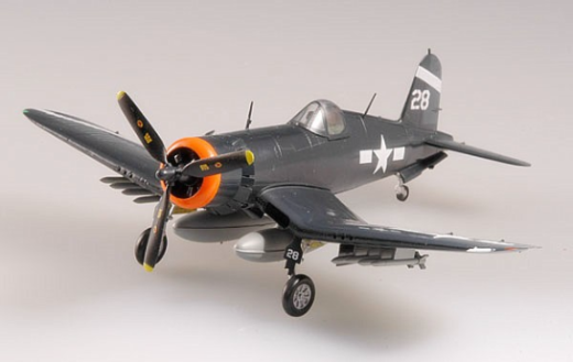 Easy Model 1/72 F4U-1D USS HANCOCK 1945 Assembled Model [37232]