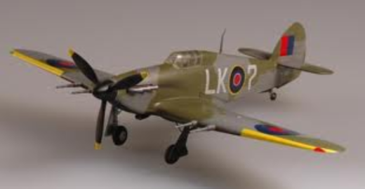 Easy Model 1/72 Hurricane MkII 87 Squadron 1942 Assembled Model [37241]