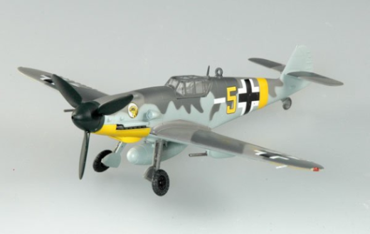 Easy Model 1/72 Bf109G-2 Messerschmitt VI/JG51 1942 Assembled Model [37255]