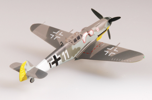 Easy Model 1/72 Bf109G-6 Messerschmitt VII/JG3 1944 Germany Assembled Model [37256]