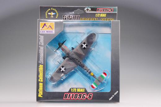 Easy Model 1/72 Bf109G-6 Messerschmitt Hungarian 1944 Assembled Model [37257]