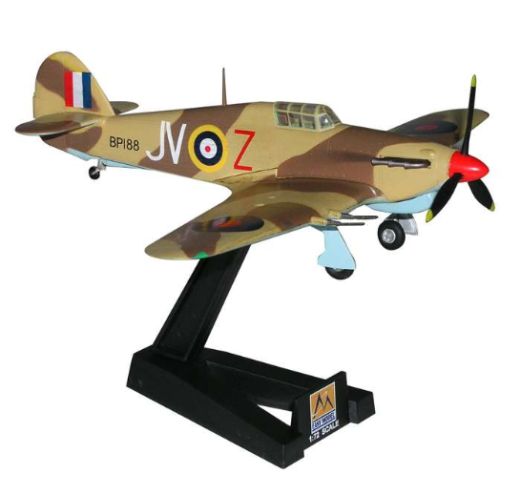 Easy Model 1/72 Hurricane Mk II Trop 6 Squadron 1942 Egypt Assembled Model [37269]