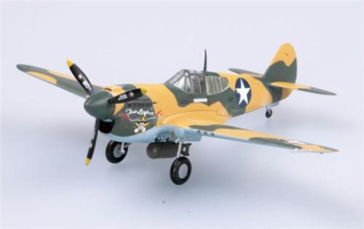 Easy Model 1/72 P-40E Kittyhawk 9FS 49FG 1941 Assembled Model [37273]